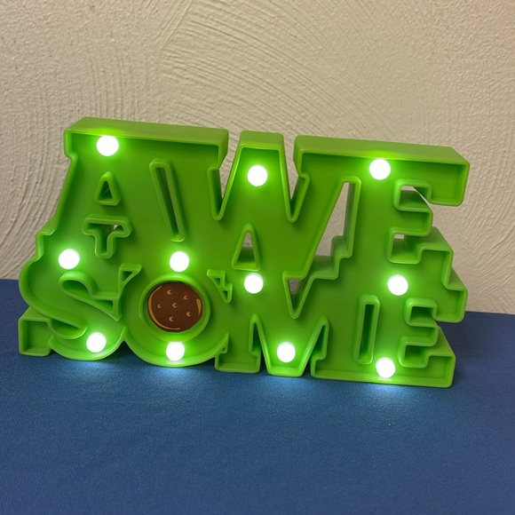 Girl Scout Cookies “awesome” light up sign - Picture 2 of 4